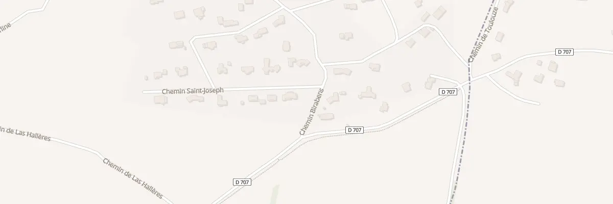 Plan du 30 Che Birabens à Montardon