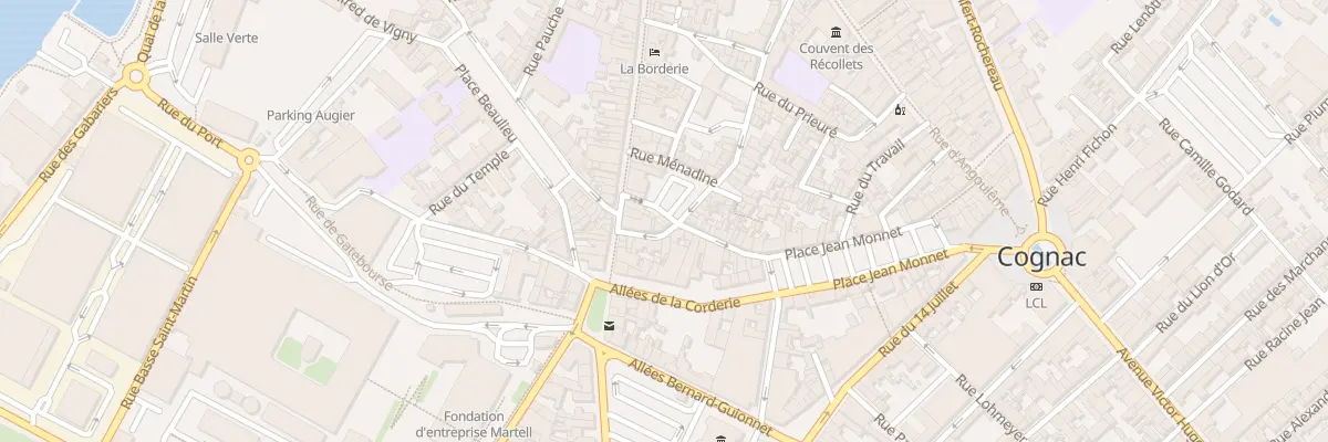 Plan du 26 Rue des Jardins à Cognac