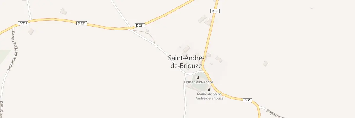 Plan du 7 Saint Andre à Saint-André-de-Briouze
