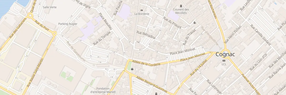 Plan du 30 Rue des Jardins à Cognac