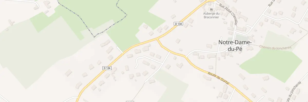 Plan du 2 Rue Jeanne Marie Moreau à Notre-Dame-du-Pé