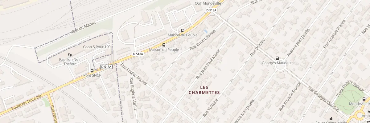 Plan du 55 Rue Ernest Renan à Mondeville
