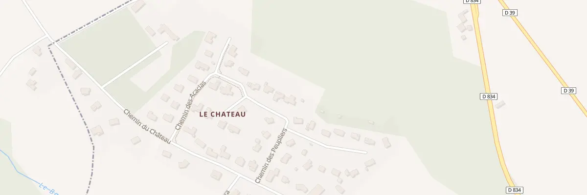 Plan du 6 Che des Acacias à Astis