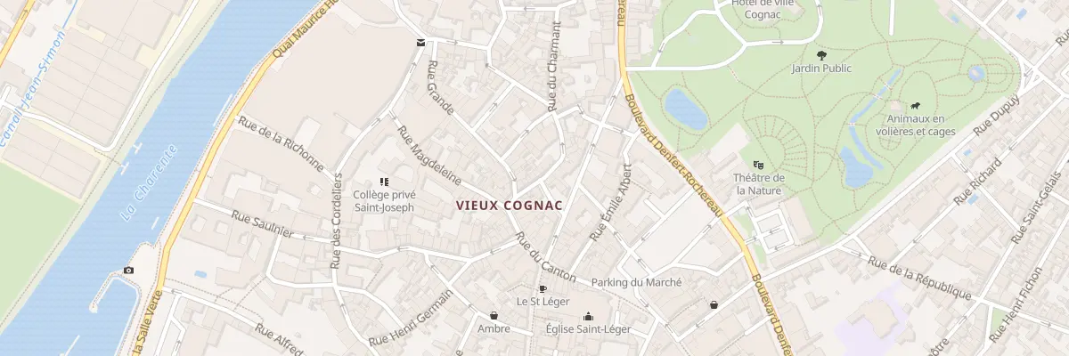Plan du 5 Rue du Plessis à Cognac