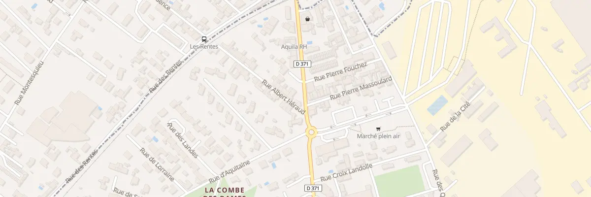 Plan du 2 Rue Albert Héraud à Châteaubernard