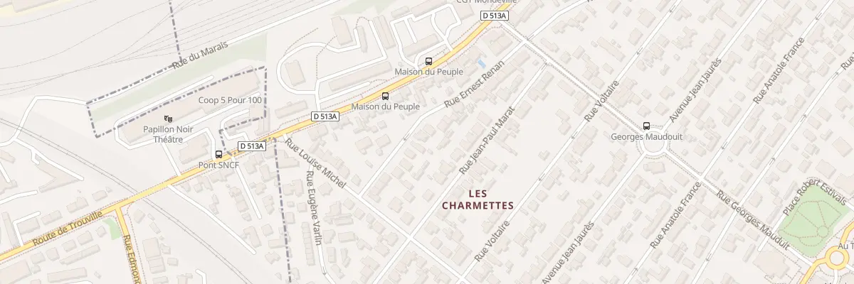 Plan du 57 Rue Ernest Renan à Mondeville