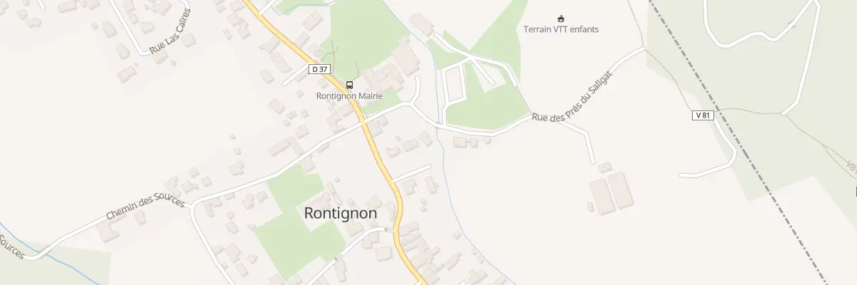 Plan du 5143 Imp du Canal à Rontignon