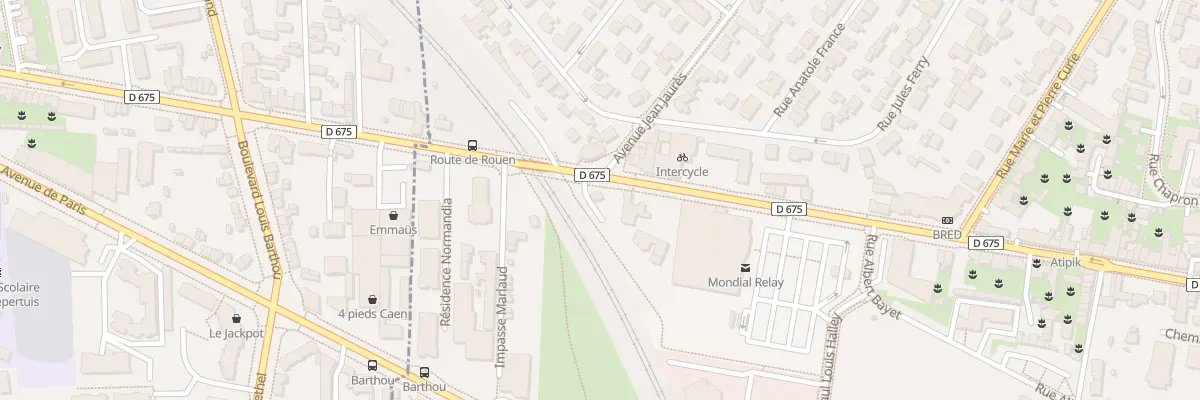 Plan du 16 Rue Émile Zola à Mondeville