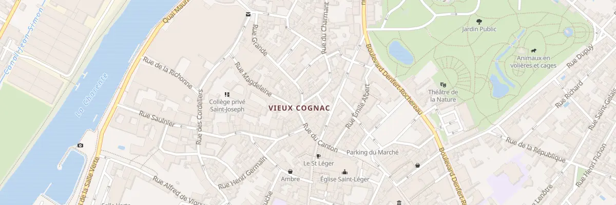 Plan du 6 Rue du Plessis à Cognac