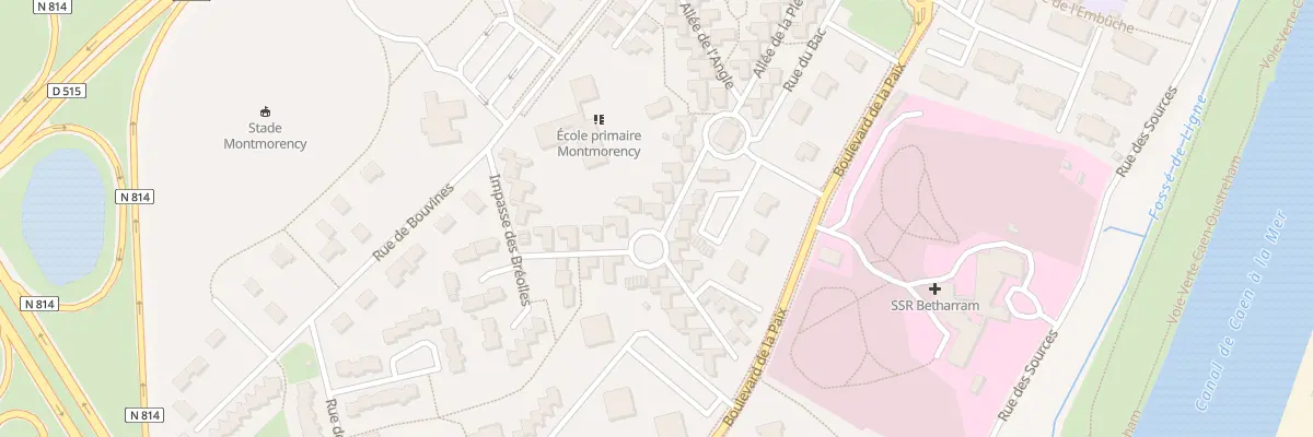 Plan du 24 All de la Pléiade à Hérouville-Saint-Clair