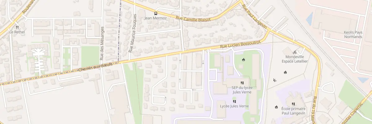 Plan du 16 Rue Lucienne Kerhoas à Mondeville
