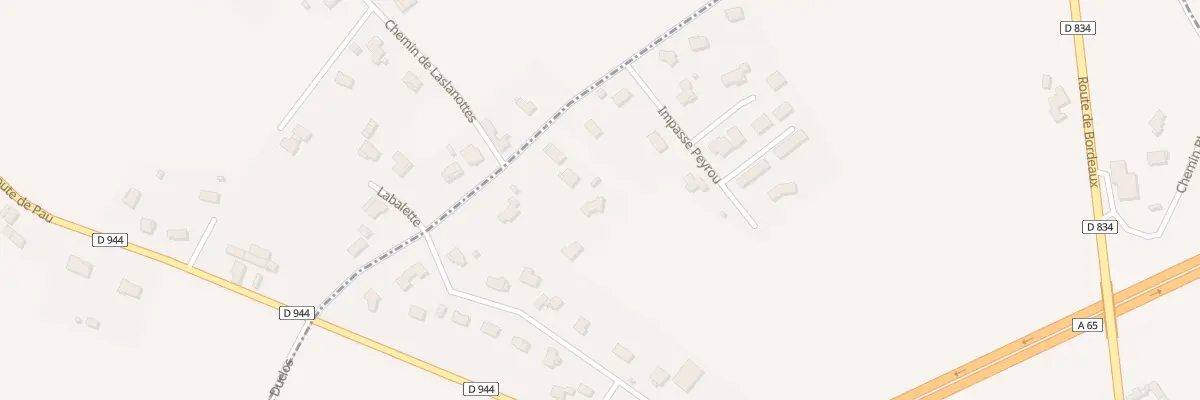 Plan du 8 Rte de Miossens à Auriac