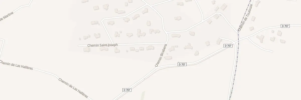 Plan du 1 Che Saint Joseph à Montardon