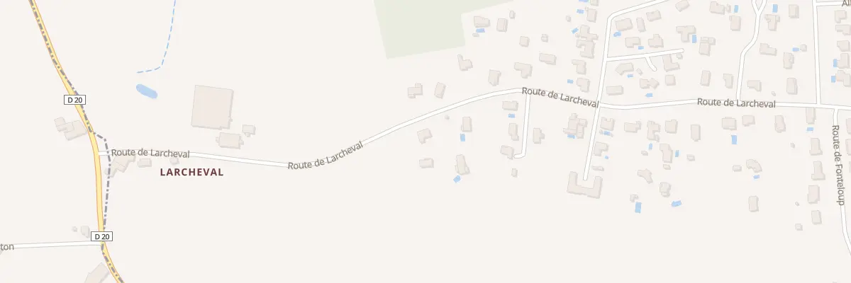 Plan du 73 Rte de Larcheval à Baron