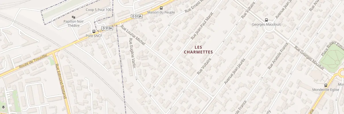 Plan du 15 Rue Louise Michel à Mondeville