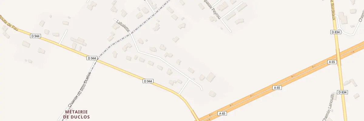 Plan du 14 Lot Bordenave à Auriac