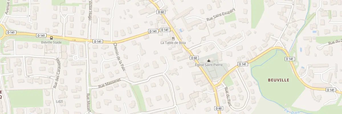 Plan du 15 Haute Rue à Biéville-Beuville