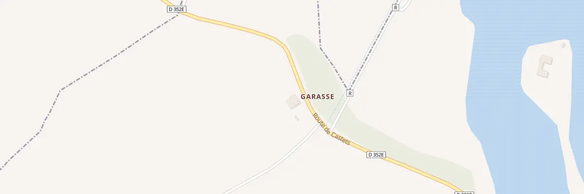 Plan du 977 Che de Castets à Duhort-Bachen