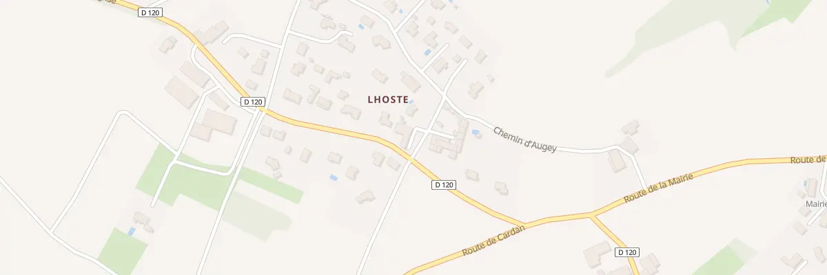 Plan du 11 Lhoste à Cardan