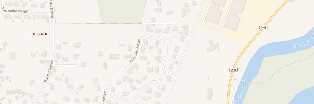 Plan du 19 Rue de l’Ageasson à Cognac