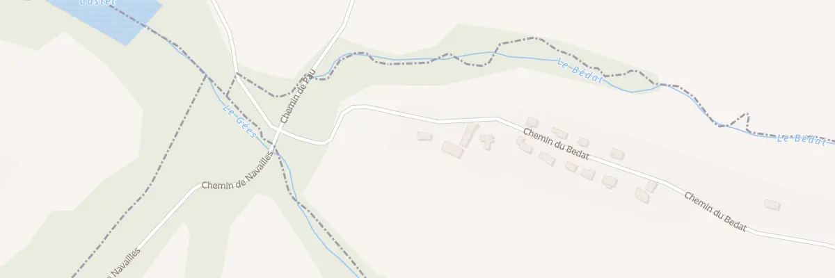 Plan du 61 Che du Bédat à Saint-Castin