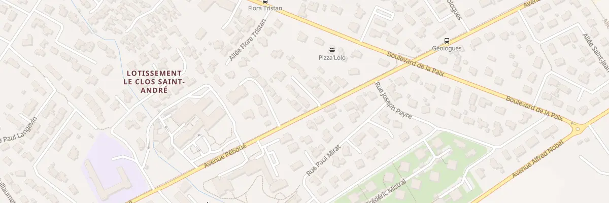 Plan du 1 Rue du val d’Azun à Pau