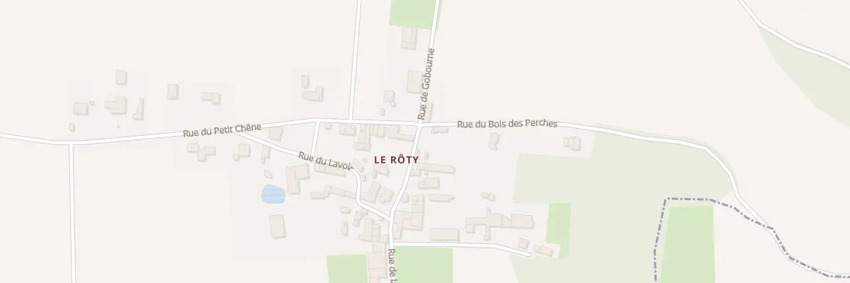 Plan du 2 Rue du Bois des Perches à Gibourne