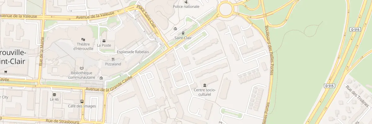 Plan du 1102 Bd des Belles Portes à Hérouville-Saint-Clair