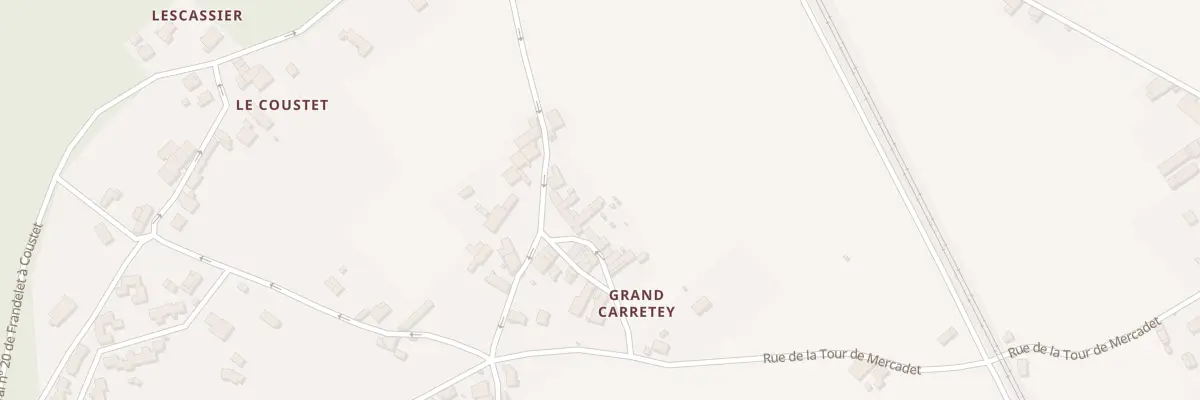 Plan du 8B Le Grand Carretey-Est à Barsac