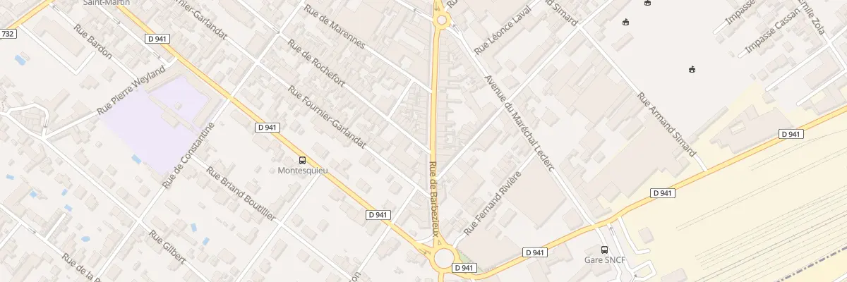 Plan du 38 Rue de Barbezieux à Cognac