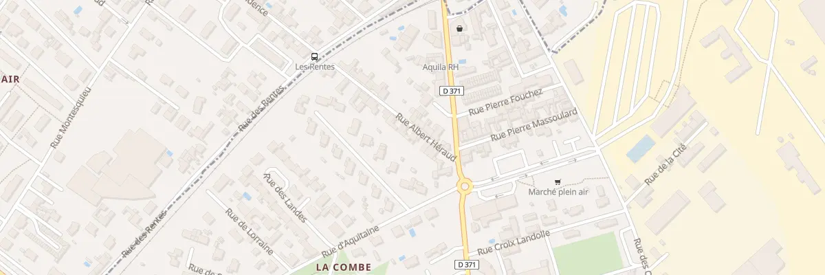 Plan du 7 Rue Albert Héraud à Châteaubernard