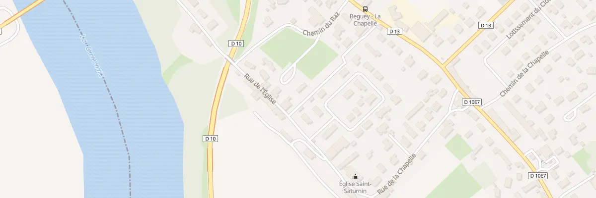 Plan du 6 Rue de l’Eglise à Béguey