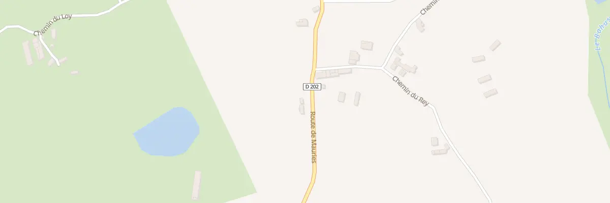 Plan du 598 Rte de Mauries à Sorbets
