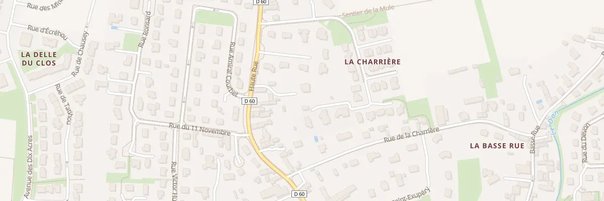 Plan du 24A Haute Rue à Biéville-Beuville