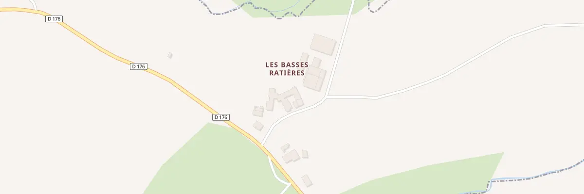 Plan du 5080 Les Ratieres à Fénery
