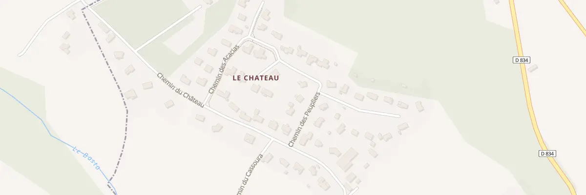 Plan du 5221 Chateau à Astis