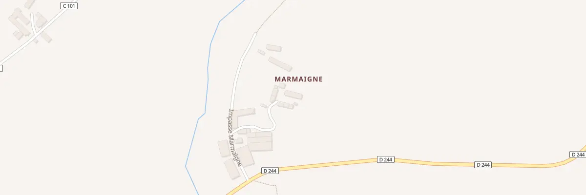 Plan du 128 Marmaigne à Neuilly-le-Vendin
