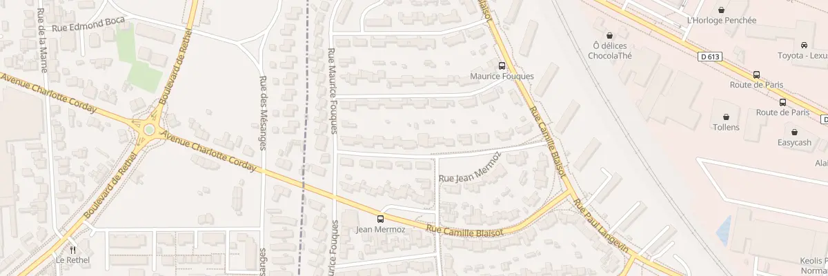 Plan du 20 Rue Georges Clémenceau à Mondeville