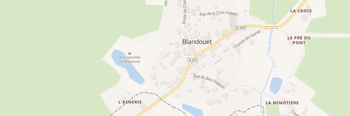 Plan du 1 Rue du Bourrelier à Blandouet-Saint Jean