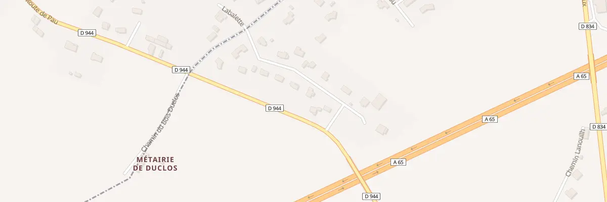 Plan du 1 Lot Bordenave à Auriac