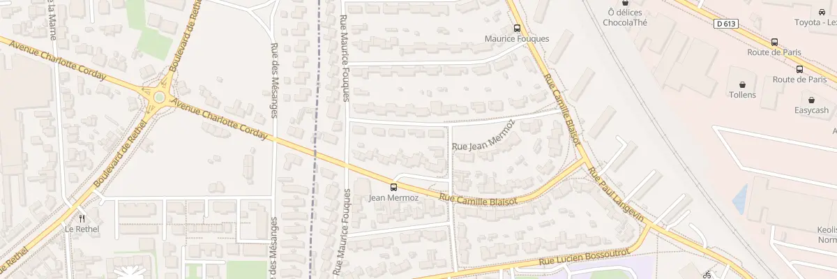 Plan du 9 Rue Georges Clémenceau à Mondeville