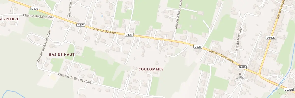 Plan du 85 Av d’Albret à Roquefort