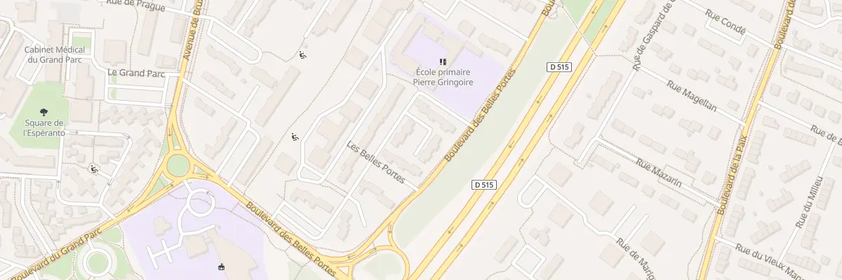Plan du 602 Bd des Belles Portes à Hérouville-Saint-Clair