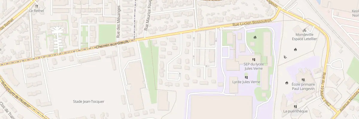 Plan du 16 All Colbert à Mondeville