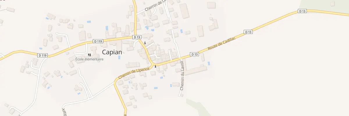 Plan du 38B Le Bourg à Capian