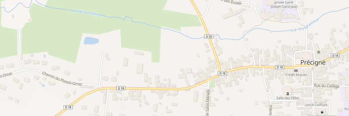 Plan du 28 Rue de Morannes à Précigné