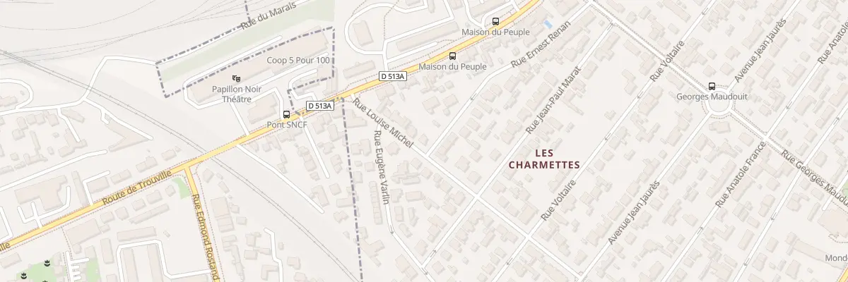 Plan du 84 Rue Ernest Renan à Mondeville