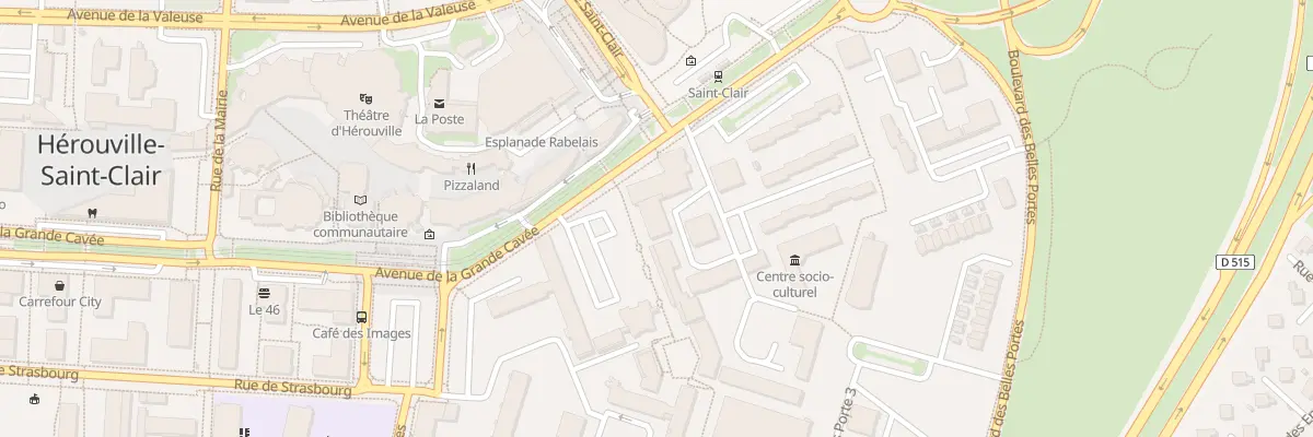 Plan du 1103 Bd des Belles Portes à Hérouville-Saint-Clair