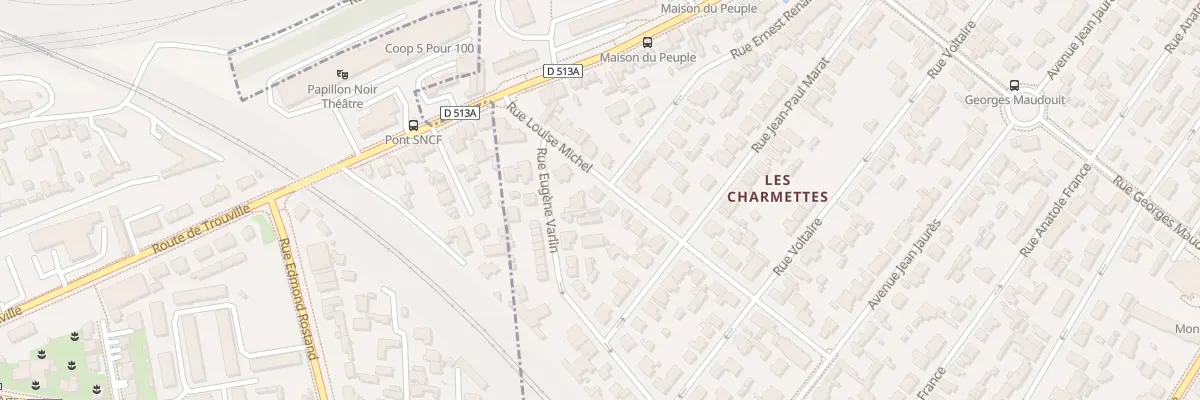 Plan du 6 Rue Louise Michel à Mondeville