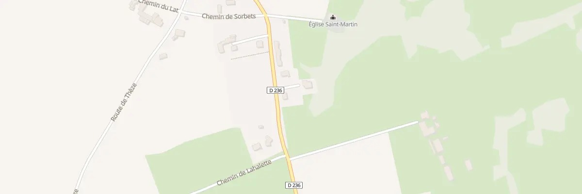 Plan du 5616 Rte des Pyrénées à Garlède-Mondebat